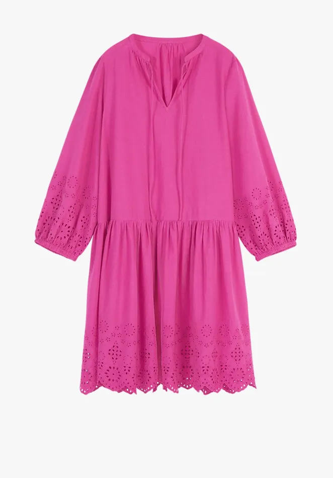 Dresses Women Hush Soleil Broderie Smock Dress Pink