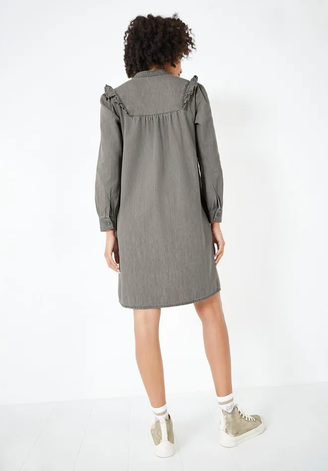 Dresses Women Hush Sydney Denim Shirt Dress Grey