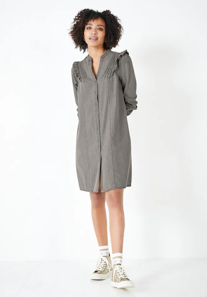 Dresses Women Hush Sydney Denim Shirt Dress Grey