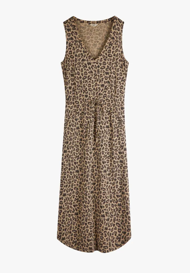 Dresses Women Hush VNeck Jersey Midi Dress Leopard
