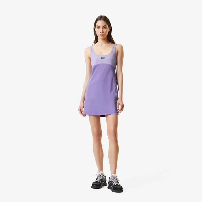 Dresses Women Lacoste Women039s Lacoste X Bandier All Motion Colorblock Dress Purple Ix7 Dresses Women Lacoste Women039s Lacoste X Bandier All Motion Colorblock Dress Purple Ix7