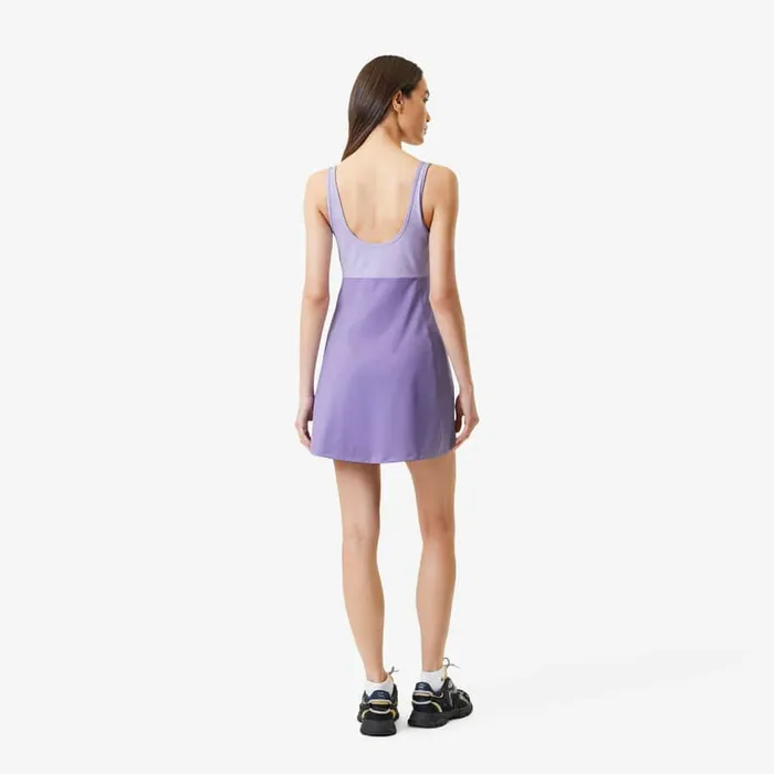 Dresses Women Lacoste Women039s Lacoste X Bandier All Motion Colorblock Dress Purple Ix7