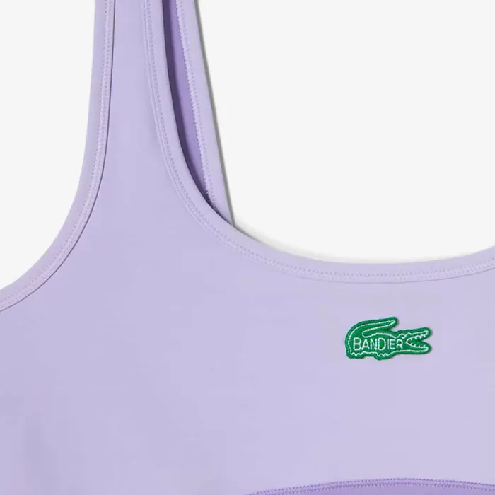 Dresses Women Lacoste Women039s Lacoste X Bandier All Motion Colorblock Dress Purple Ix7