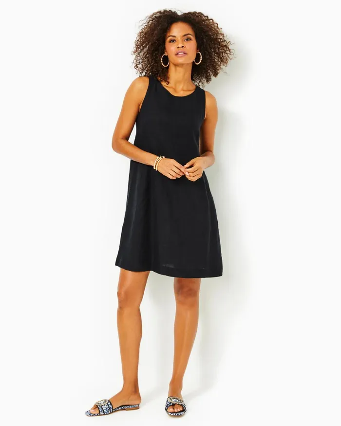 Dresses Women Lilly Pulitzer Arlette Long Sleeve Dress Onyx Dresses Women Lilly Pulitzer Arlette Long Sleeve Dress Onyx