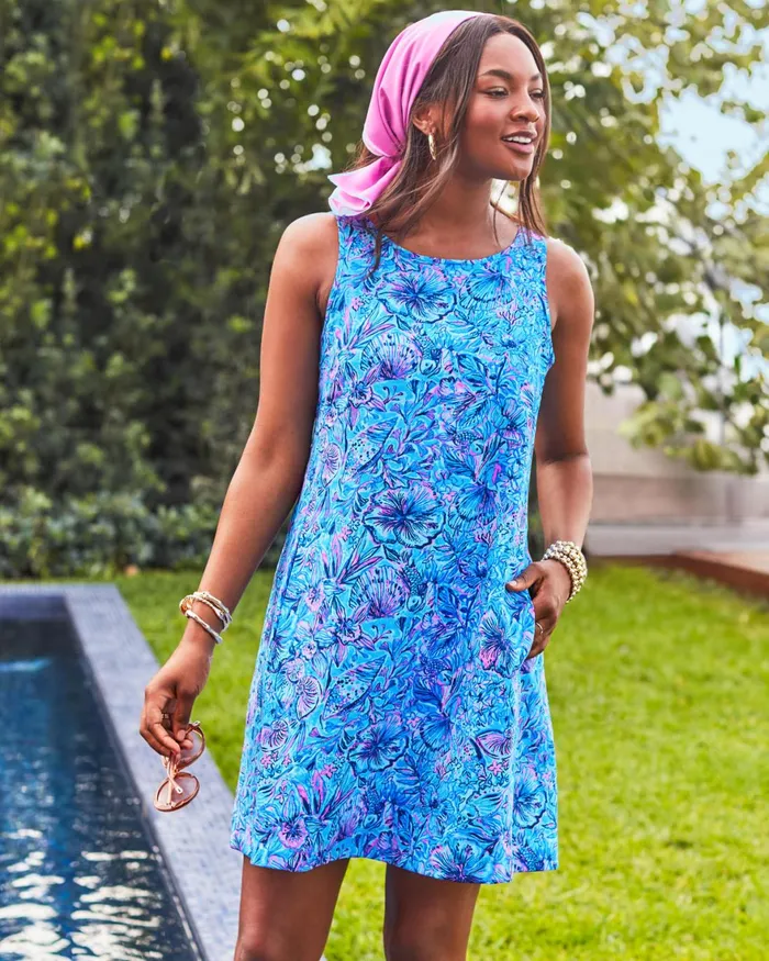 Dresses Women Lilly Pulitzer Edelyn Linen Swing Shift Dress Onyx X Onyx Dresses Women Lilly Pulitzer Edelyn Linen Swing Shift Dress Onyx X Onyx