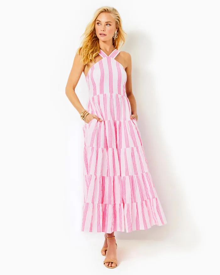Dresses Women Lilly Pulitzer Iralee Linen Wrap Dress Pink Blossom Foxy Llama Dresses Women Lilly Pulitzer Iralee Linen Wrap Dress Pink Blossom Foxy Llama