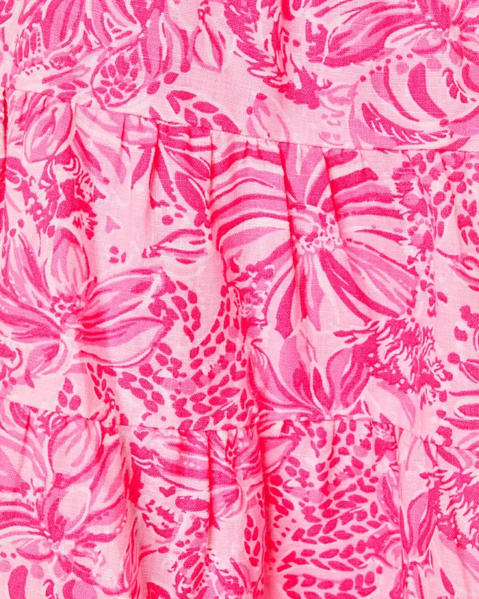 Dresses Women Lilly Pulitzer Iralee Linen Wrap Dress Pink Blossom Foxy Llama Dresses Women Lilly Pulitzer Iralee Linen Wrap Dress Pink Blossom Foxy Llama