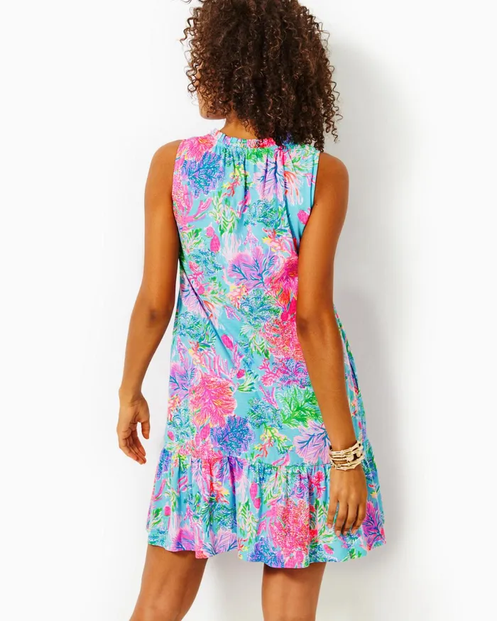 Dresses Women Lilly Pulitzer Malone Dress Celestial Blue Cay To My Heart