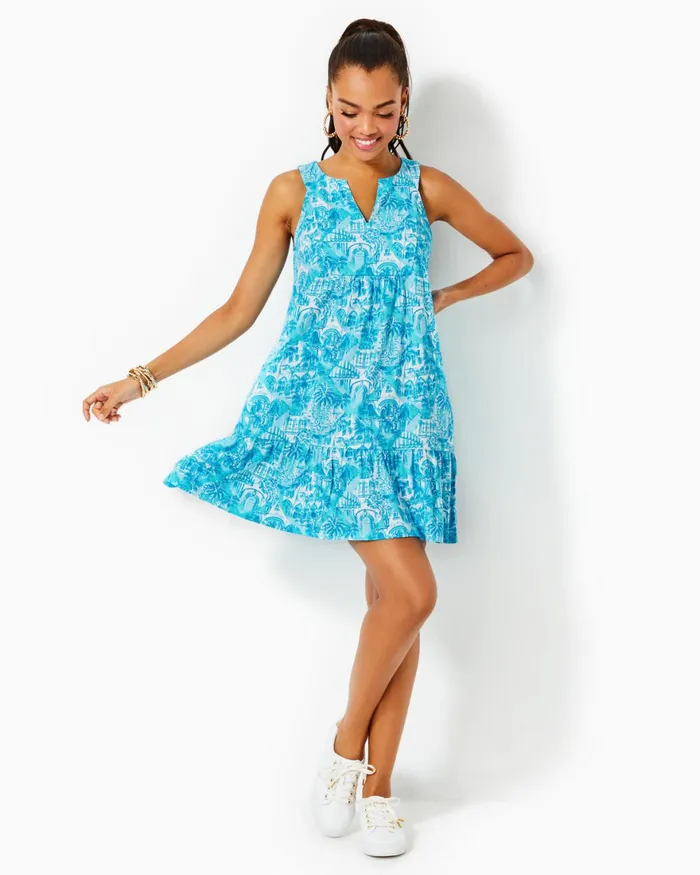 Dresses Women Lilly Pulitzer Malone Dress Celestial Blue Cay To My Heart Dresses Women Lilly Pulitzer Malone Dress Celestial Blue Cay To My Heart