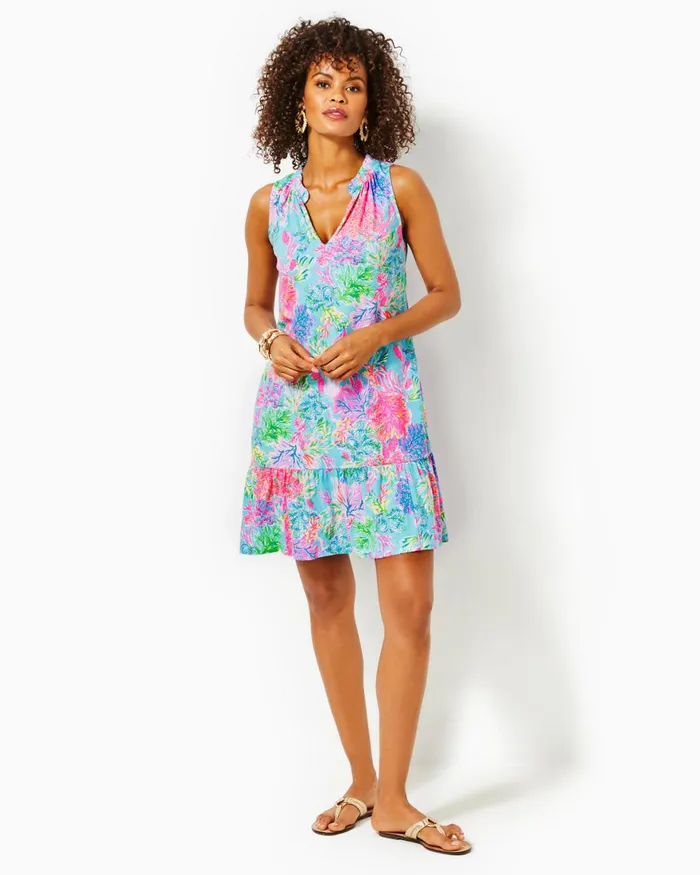 Dresses Women Lilly Pulitzer Malone Dress Celestial Blue Cay To My Heart Dresses Women Lilly Pulitzer Malone Dress Celestial Blue Cay To My Heart