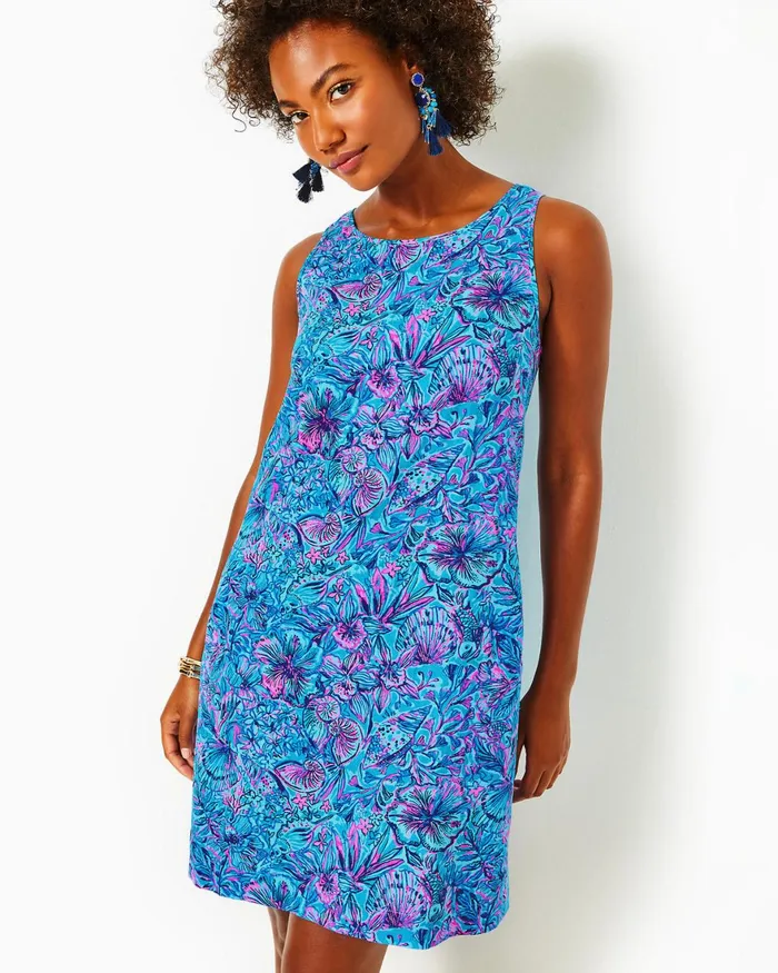 Dresses Women Lilly Pulitzer Malone Dress Celestial Blue Cay To My Heart Dresses Women Lilly Pulitzer Malone Dress Celestial Blue Cay To My Heart
