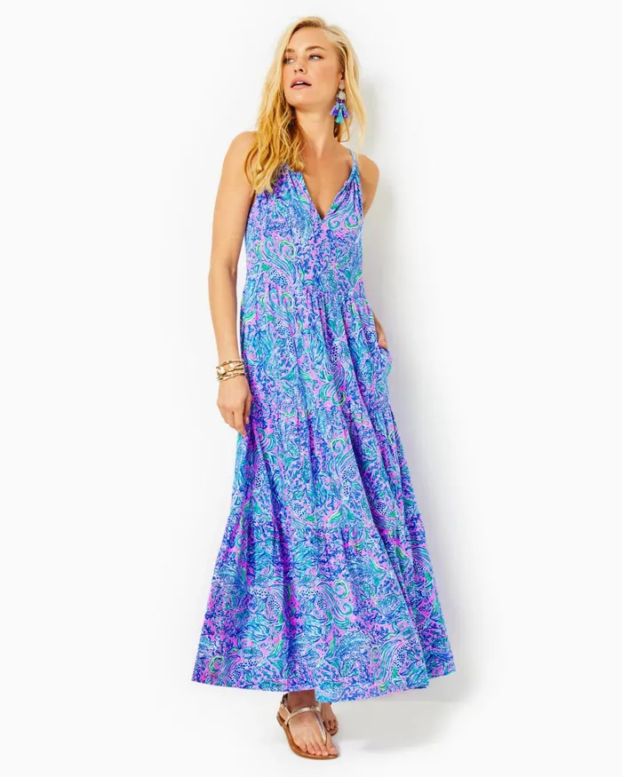 Dresses Women Lilly Pulitzer Malone Dress Celestial Blue Cay To My Heart Dresses Women Lilly Pulitzer Malone Dress Celestial Blue Cay To My Heart