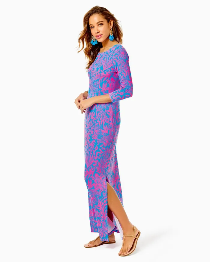 Dresses Women Lilly Pulitzer Morgann Maxi Dress Aura Pink Leaf An Impression Dresses Women Lilly Pulitzer Morgann Maxi Dress Aura Pink Leaf An Impression