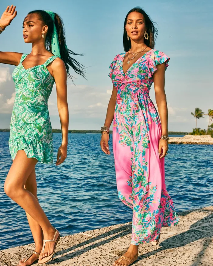 Dresses Women Lilly Pulitzer Morgann Maxi Dress Aura Pink Leaf An Impression Dresses Women Lilly Pulitzer Morgann Maxi Dress Aura Pink Leaf An Impression