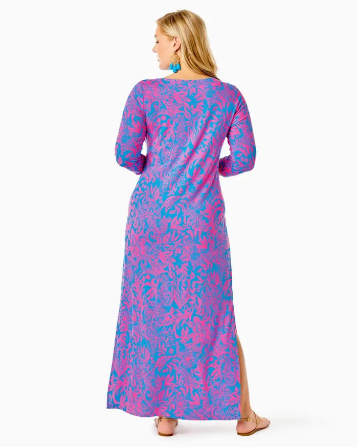 Dresses Women Lilly Pulitzer Morgann Maxi Dress Aura Pink Leaf An Impression Dresses Women Lilly Pulitzer Morgann Maxi Dress Aura Pink Leaf An Impression