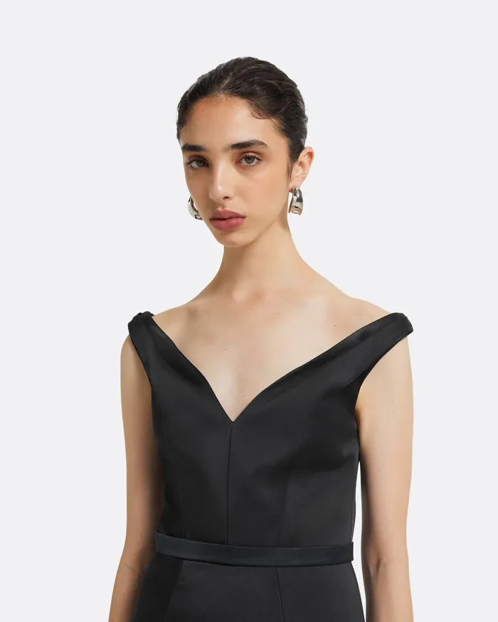 Dresses Women Yesim Black Midi Dress Black Safiyaa