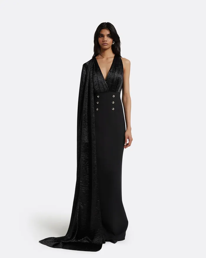 Dresses Yusuf Black Long Dress Black Safiyaa Women