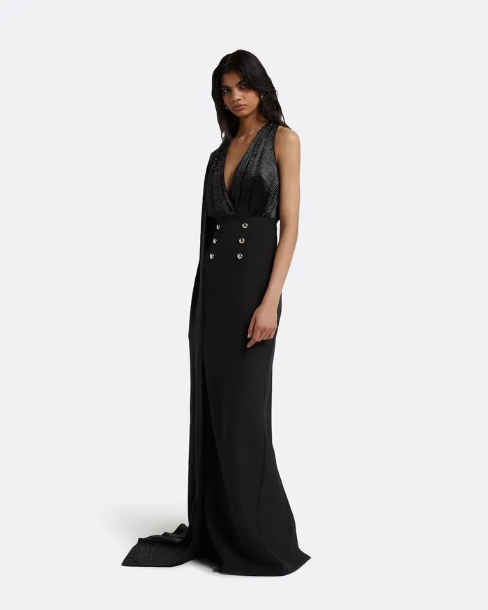 Dresses Yusuf Black Long Dress Black Safiyaa Women