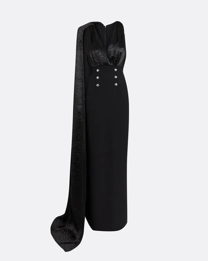 Dresses Yusuf Black Long Dress Black Safiyaa Women
