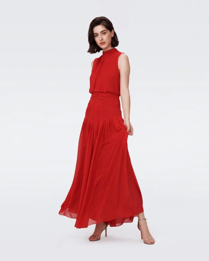 DVF Dresses Women Menon Dress Magenta