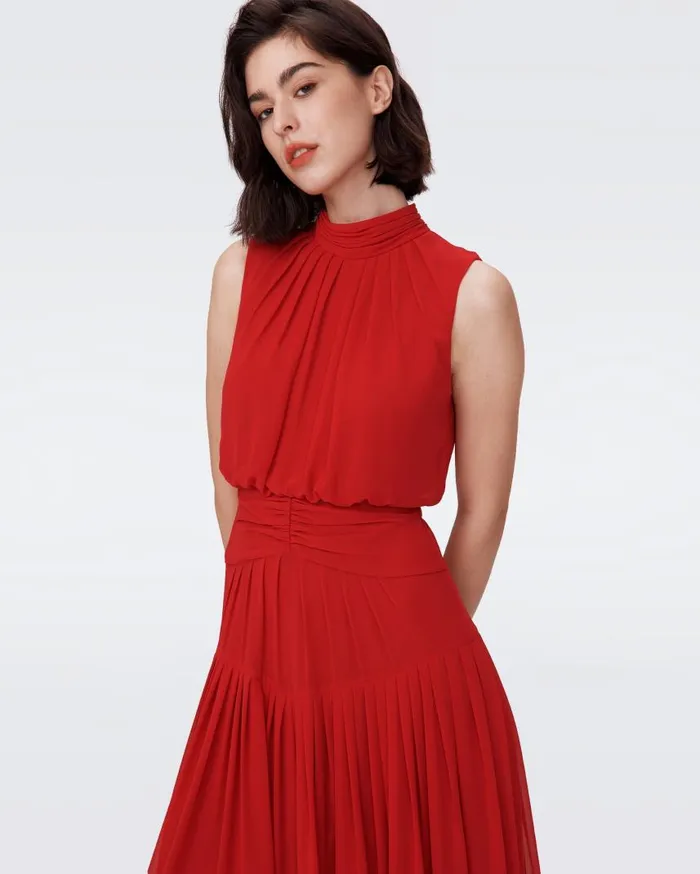 DVF Dresses Women Menon Dress Magenta