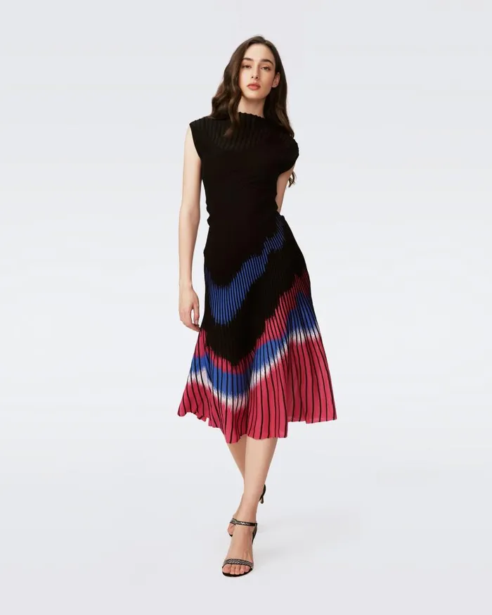 DVF Dresses Women Rick Dress Floating Block