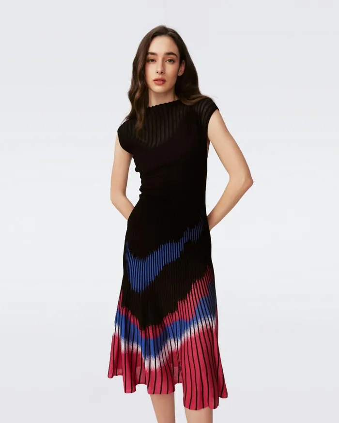 DVF Dresses Women Rick Dress Floating Block