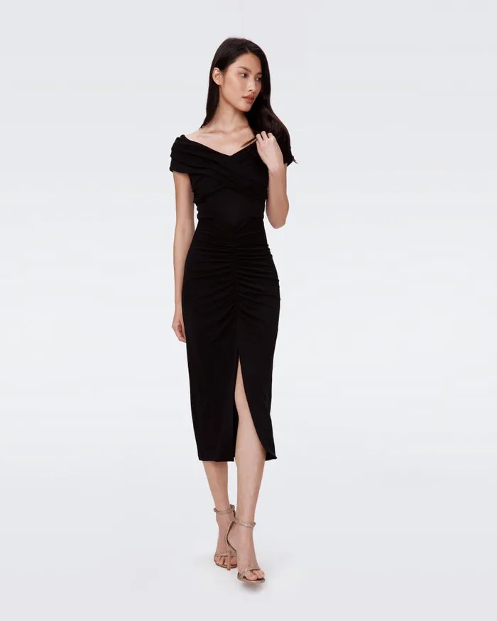 DVF Dresses Women Stephen Dress Black