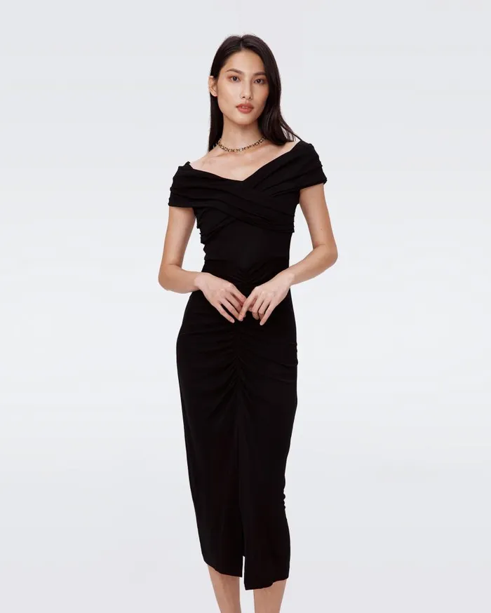 DVF Dresses Women Stephen Dress Black