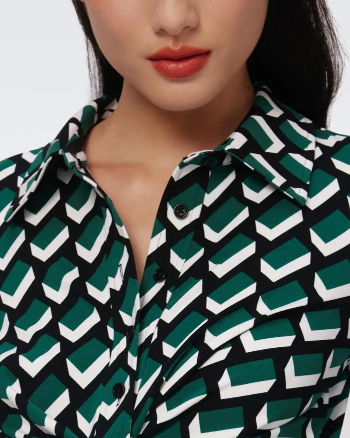 DVF Jumpsuits and Rompers Women Michelle Jumpsuit Blocks Green
