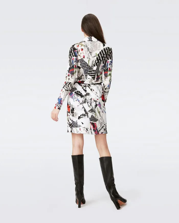 DVF Skirts Women Mae Mini Skirt Poster Girl