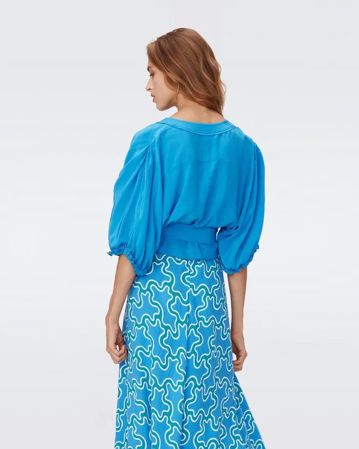 DVF Tops Women Lucie Top Blue