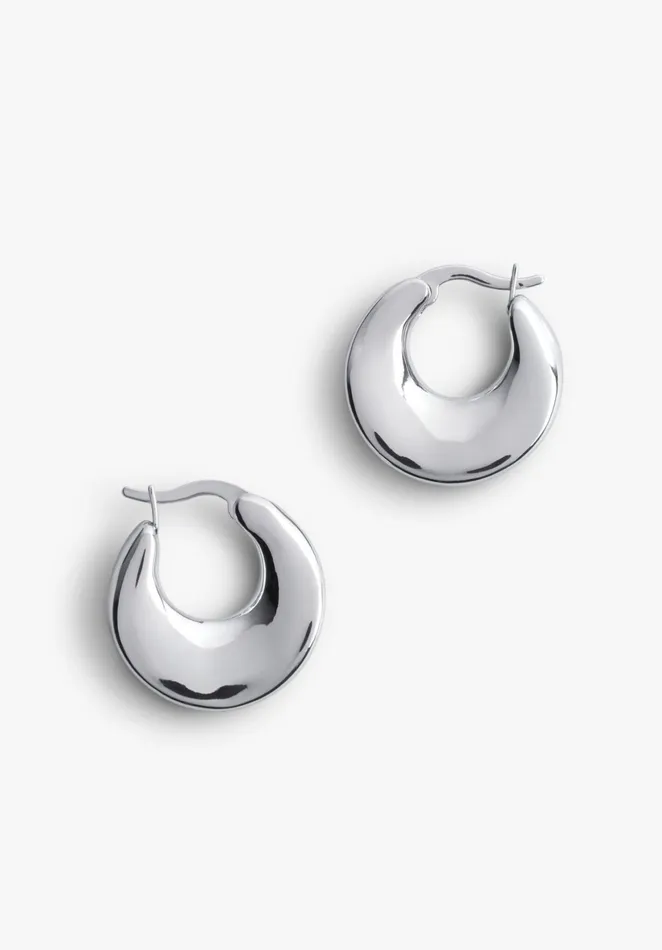Earrings Women Hush Alimia Hoop Earrings Silver