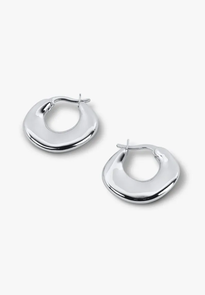 Earrings Women Hush Alimia Hoop Earrings Silver