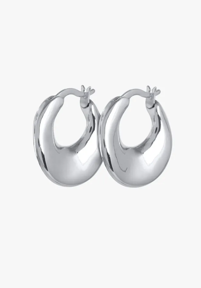 Earrings Women Hush Alimia Hoop Earrings Silver