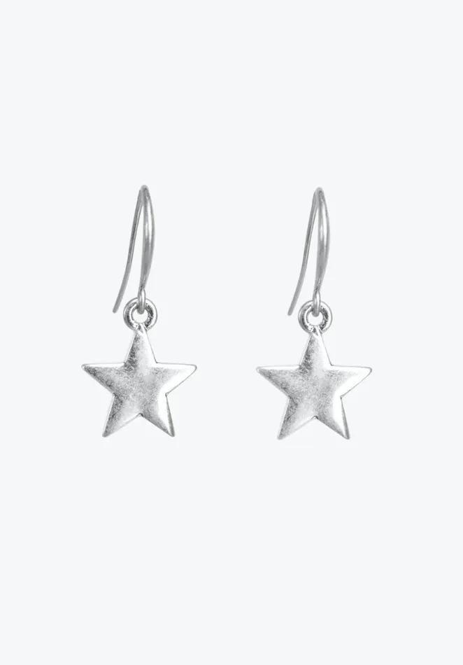 Earrings Women Hush Estrella Drop Earrings Silver