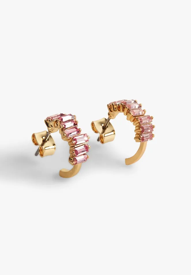 Earrings Women Hush Saria Hoop Earrings Rose Violet