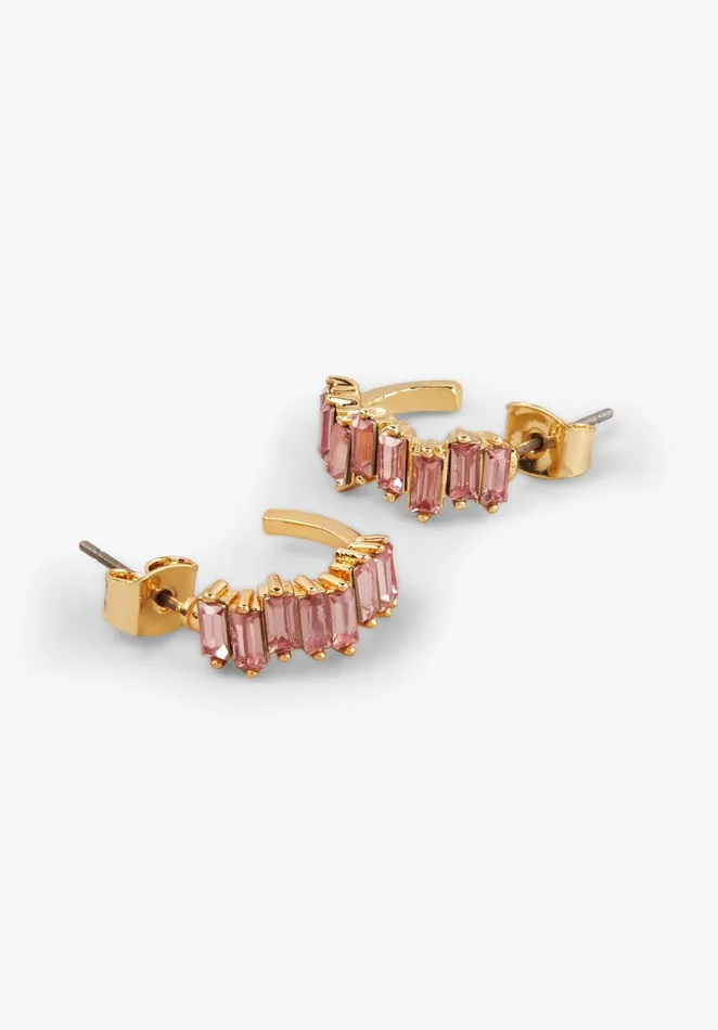 Earrings Women Hush Saria Hoop Earrings Rose Violet
