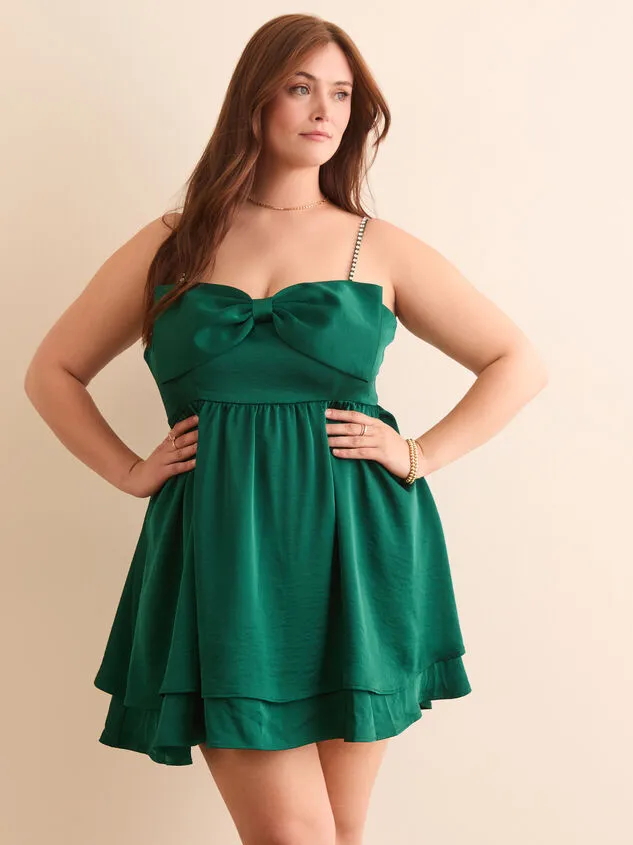 Eleanor Bow Mini Dress Hunter Women Altar039d State Dresses