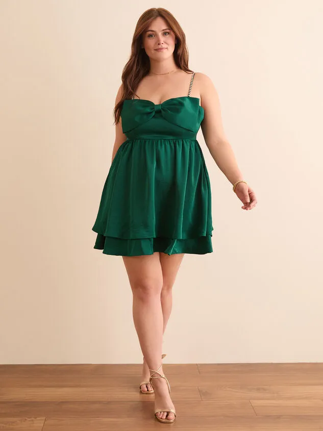 Eleanor Bow Mini Dress Hunter Women Altar039d State Dresses Eleanor Bow Mini Dress Hunter Women Altar039d State Dresses