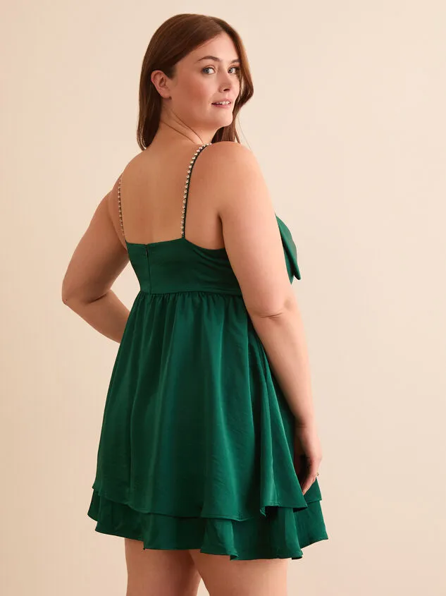 Eleanor Bow Mini Dress Hunter Women Altar039d State Dresses Eleanor Bow Mini Dress Hunter Women Altar039d State Dresses