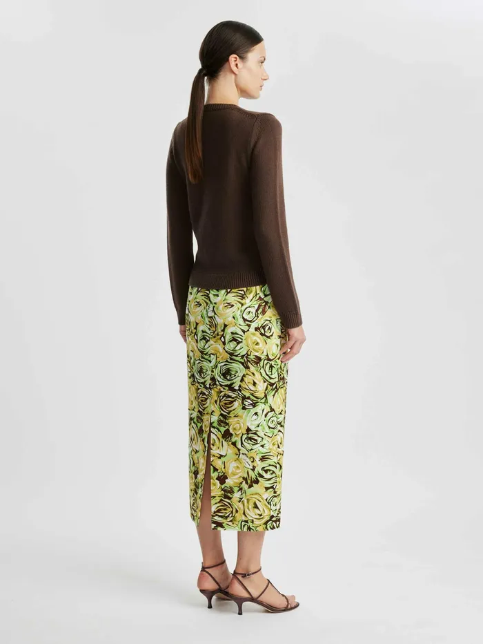 Emilia Wickstead Pace Brown Knitted Jumper Women Knitwear
