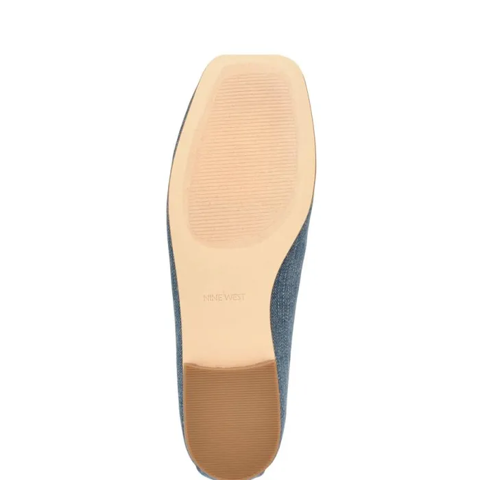 Erands Casual Loafers Denim Women Nine West Flats Erands Casual Loafers Denim Women Nine West Flats