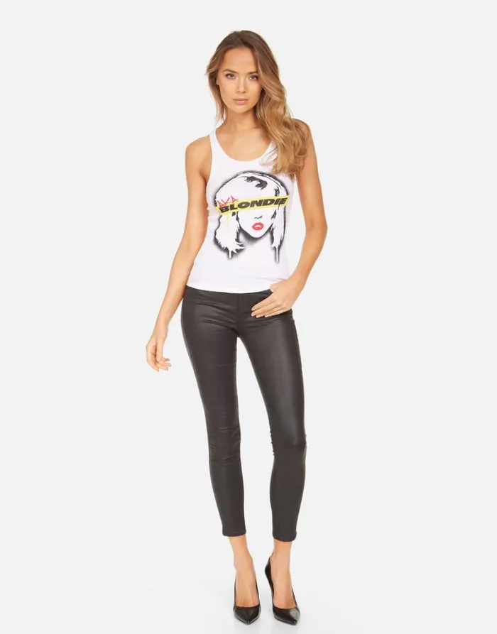 Esmerelda AKA Blondie White Women Lauren Moshi Tanks