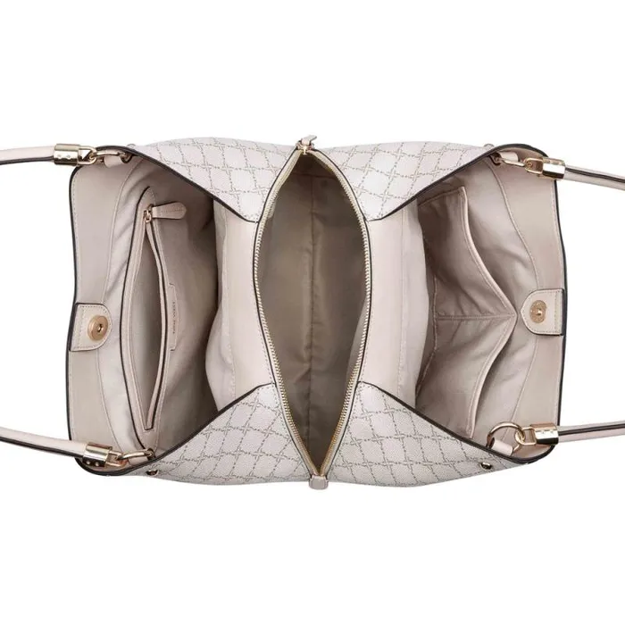 Etta Jet Set Carryall Mushroom Logo Marble Women Nine West Satchels and Shoulder Bags Etta Jet Set Carryall Mushroom Logo Marble Women Nine West Satchels and Shoulder Bags