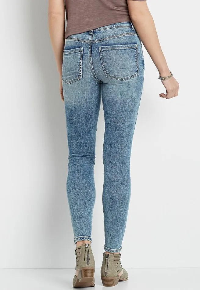 Everflex High Rise Light Wash Stretch Super Skinny Jean Women Maurices Jeans