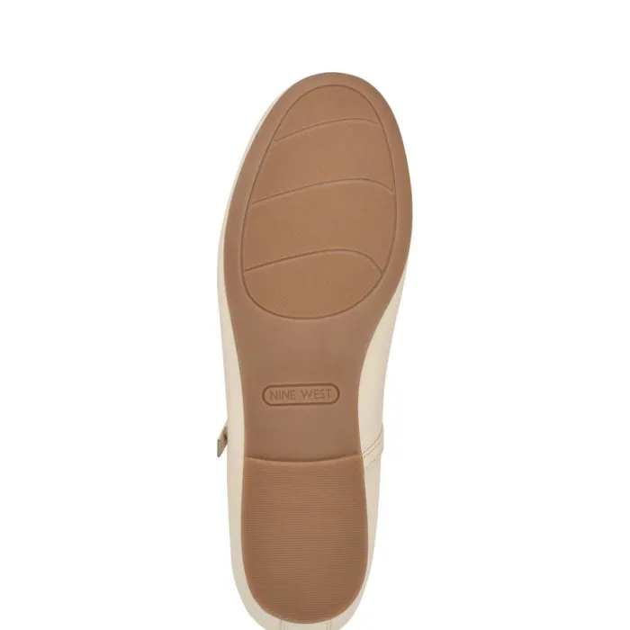 Ewind Mary Jane Ballet Flats Ivory Leather Women Nine West Flats Ewind Mary Jane Ballet Flats Ivory Leather Women Nine West Flats