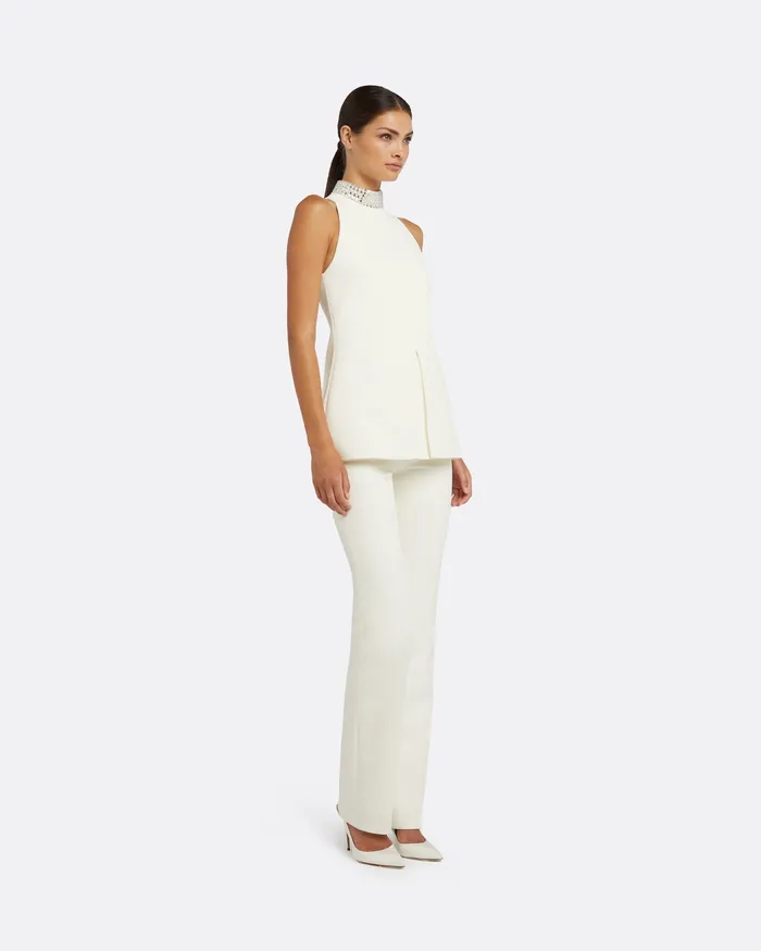 Eydie Ivory Top Ivory Tops Safiyaa Women