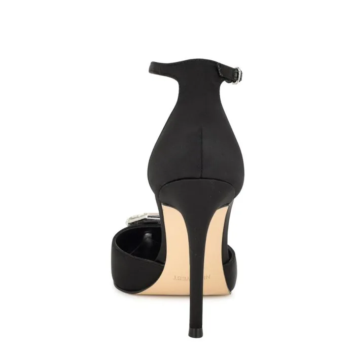 Felishe Pointy Toe Ankle Strap Pumps Blackblack Women Nine West Heels Felishe Pointy Toe Ankle Strap Pumps Blackblack Women Nine West Heels