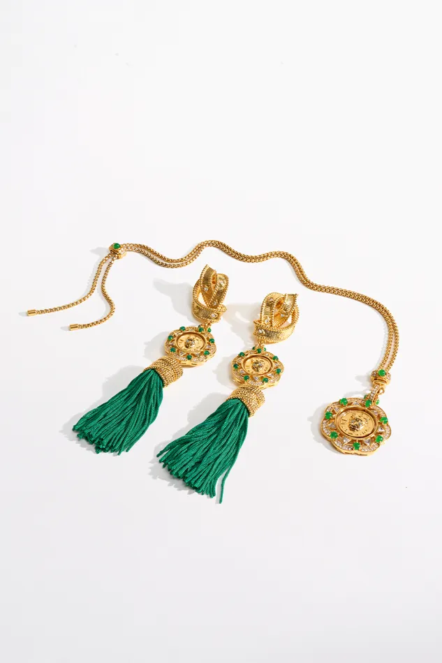 FIERCE FOLKLORE PENDANT NECKLACE GOLD Gold WomensMens Camilla Jewellery